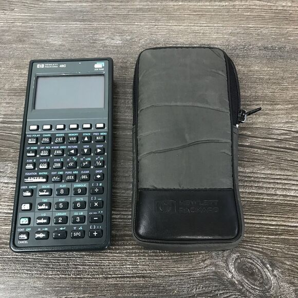 Vintage Hewlett Packard HP 48G Graphing Calculator 32K RAM w/Case 1993 Working - Picture 1 of 10